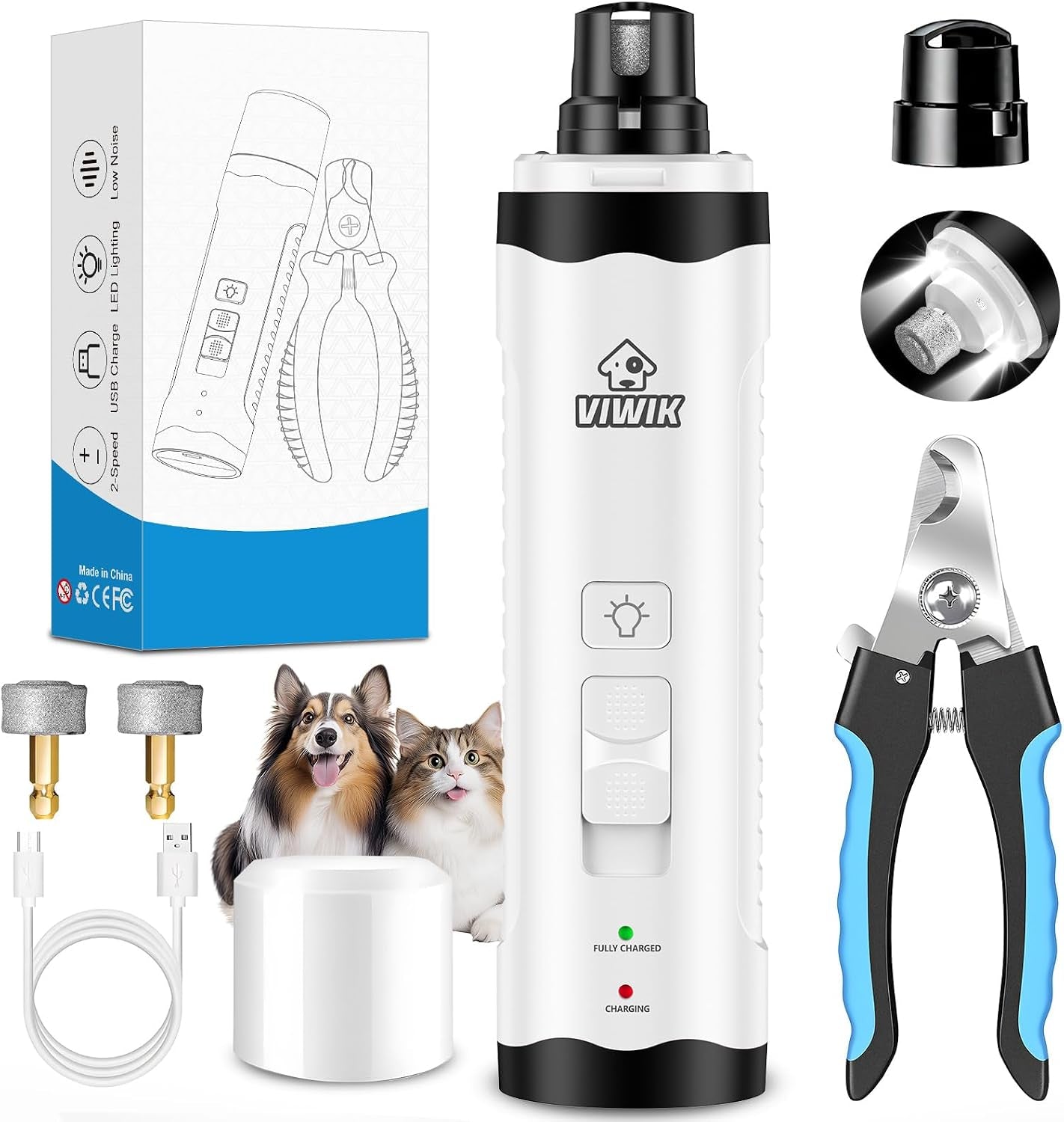 viwik-dog-nail-trimmers-with-light-cat-dog-nail-clippers-dog-nail-grinder-quiet-for-large-medium-small-dogs-paw-cats-claw-electric-2-speed-pet-toenail-grooming-supplies-gifts-for-dog-lovers