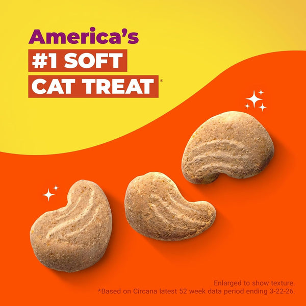 Meow Mix Irresistibles, Soft Cat Treats with White Meat Chicken, 3 Oz. Bag3