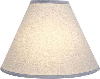 32267 Transitional Hardback Empire Shaped Spider Construction Lamp Shade in Light Blue, 16" Wide (6" X 16" X 12")2