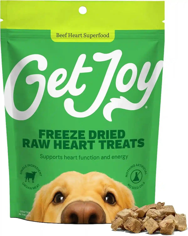 Get Joy Freeze Dried 100% Beef Liver Dog Treats, 4Oz | Single Ingredient Organ Meat, High Protein Raw Dog Food Topper, Snack & Training Rewards | Grain Free, Gluten Free, Filler Free15