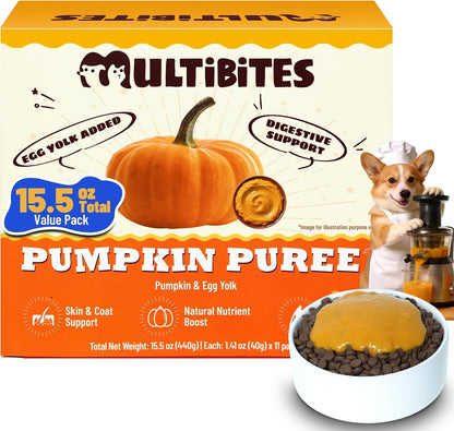 15.5Oz Pumpkin Puree for Cats and Dogs for Digestive Health | Cat and Dog Pumpkin Puree for Healthy Digestion. Natural Fiber Supplement for Dog Food Toppers,Kittens,Puppy Snacks1