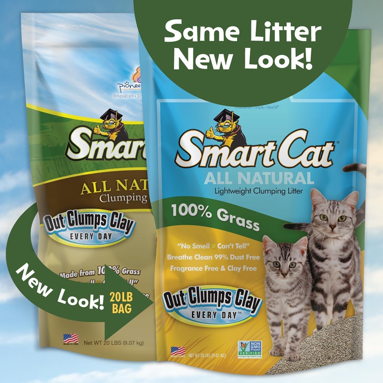 smartcat-all-natural-clumping-cat-litter-20-pound-320oz-1-pack-alternative-to-clay-and-pellet-litter-chemical-and-99-dust-free-unscented-and-lightweight