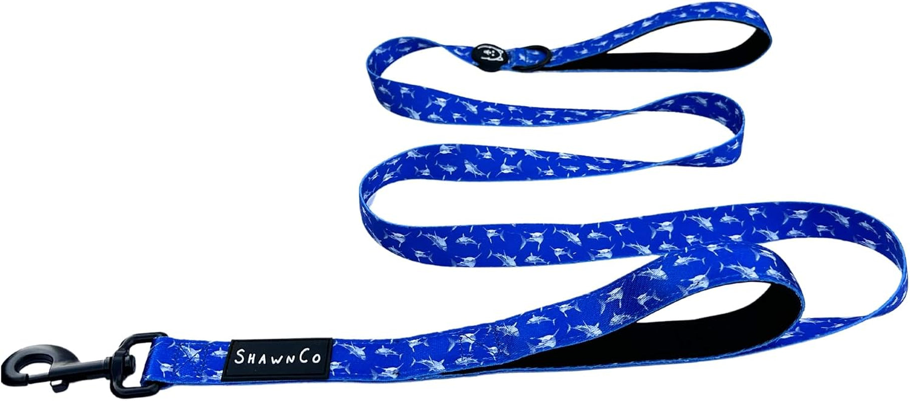 shawnco-dream-walk-dog-leash-premium-nylon-pet-leash-with-soft-neoprene-handle-for-small-medium-and-large-dogs-icy-lilac-m-l-6ft-w-2-handles