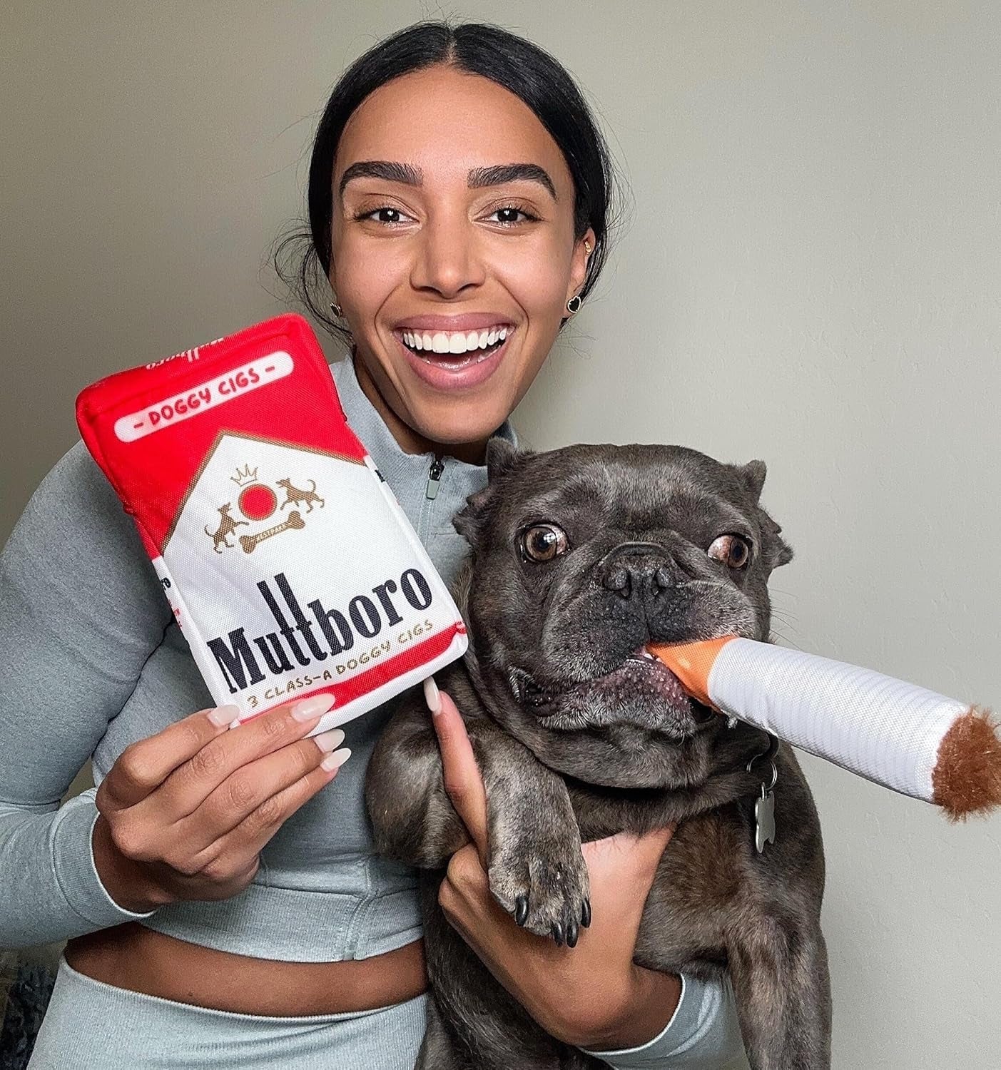 nestpark-muttboro-doggy-cigs-funny-dog-toys-parody-plush-squeaky-crinkle-interactive-dog-toy-hide-and-seek-treat-hiding-burrow-puzzle-toy-for-stimulating-enrichment-activity