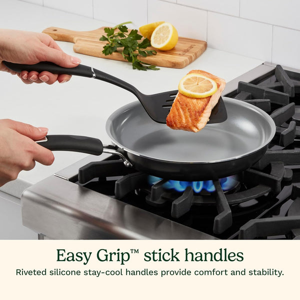 , 12-Piece Classic Ceramic Nonstick Set, 35C-12BK5