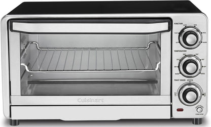 Toaster Oven Broiler, 1800W Countertop Design, 0.5 Cu. Ft. | Custom Classic Small Toaster Oven, Nonstick Interior & Shade Control Settings, Fits 11” Pizza & 4 Bagel Halves, TOB-40NNAS1