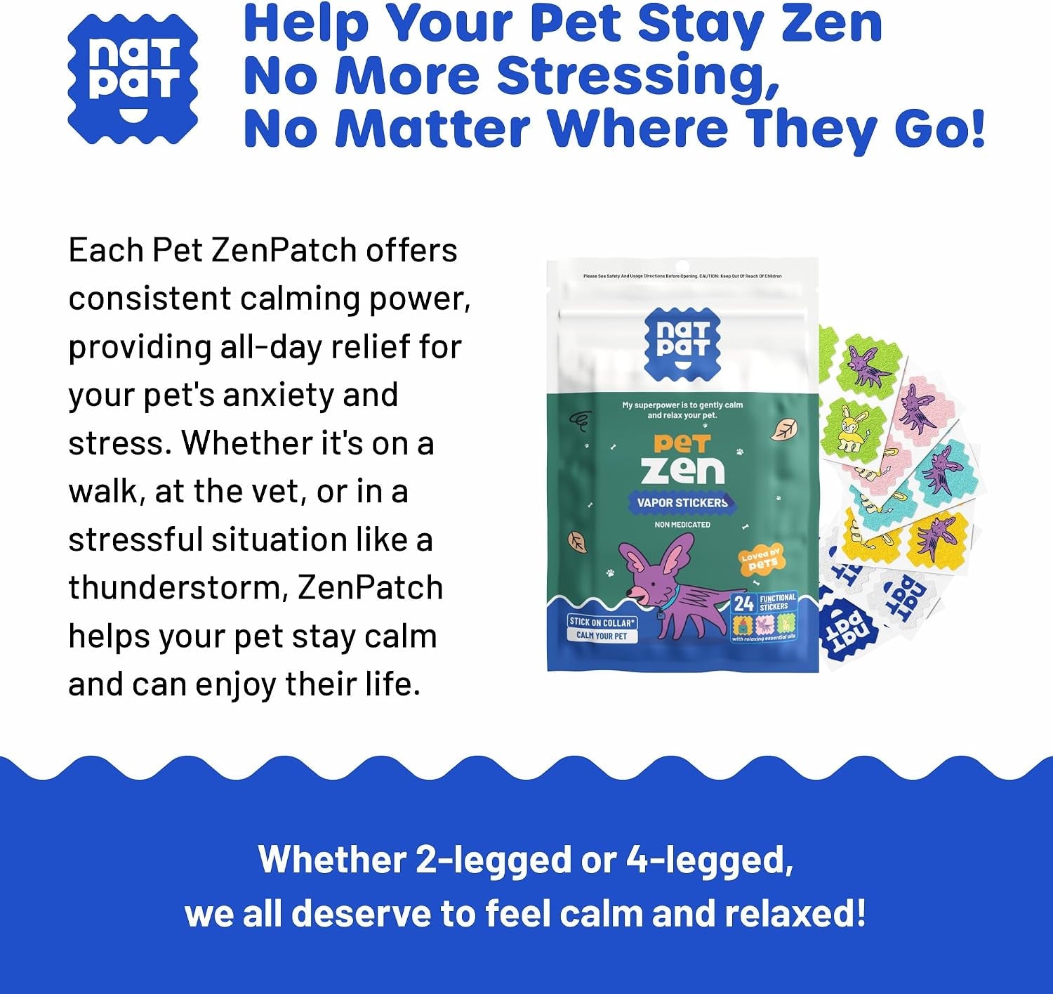 natpat-pet-zen-calming-patches-for-dogs-non-medicated-24-count-plant-based-essential-oils-stress-relief-for-travel-fireworks-anxiety-stick-on-design-for-collars-or-pet-lockets
