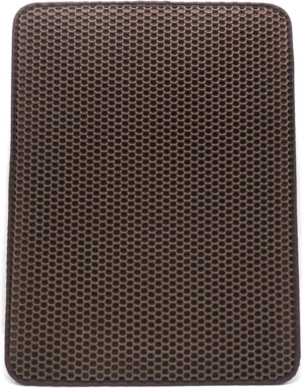 XKMT- Animal Pet Supplies Cats Litter & Housebreaking 30X40 Brown Cat Litter Mat Double Layer Pad Trapper Folding Pad EVA Foam Rubber7
