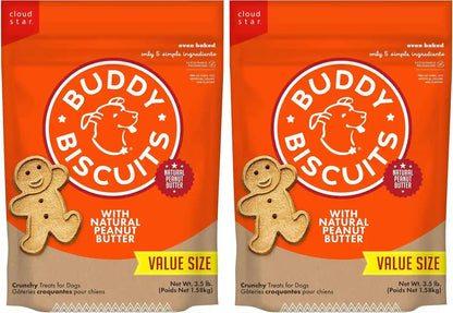 Buddy Biscuits Crunchy Dog Treats, Peanut Butter, 3.5 Lbs. Bag11