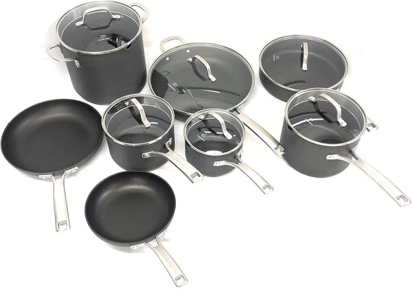 Calphalon Classic Nonstick Hard-Anodized 14-Piece Cookware Set, Grey1