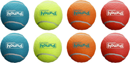 Outward Hound Squeaker Ballz – Squeaky Tennis Balls for Dogs under 50 Lbs, Interactive Dog Toy for Fetch & Training, Medium (2.5"), 4‑Pack7
