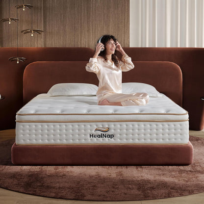 Hybrid Mattress in a Box Memory Foam Mattress Full Size 12Inch | Firm, Individual Pocket Spring, Upgrade Zoned Support, Medium Firm Memory Fat Mattress2