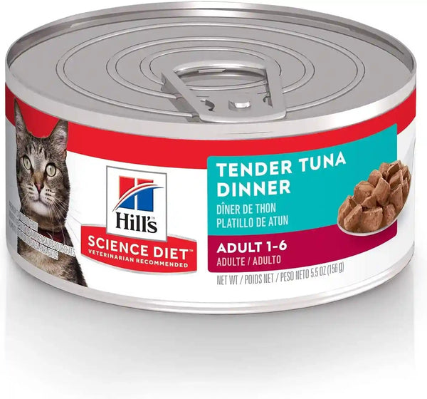 Hill'S Science Diet Adult 1-6 Wet Cat Food Variety Pack | #1 Veterinarian Recommended, Savory Entrée Turkey & Liver, Chicken, and Turkey, 5.5 Oz. Cans, 12-Pack20