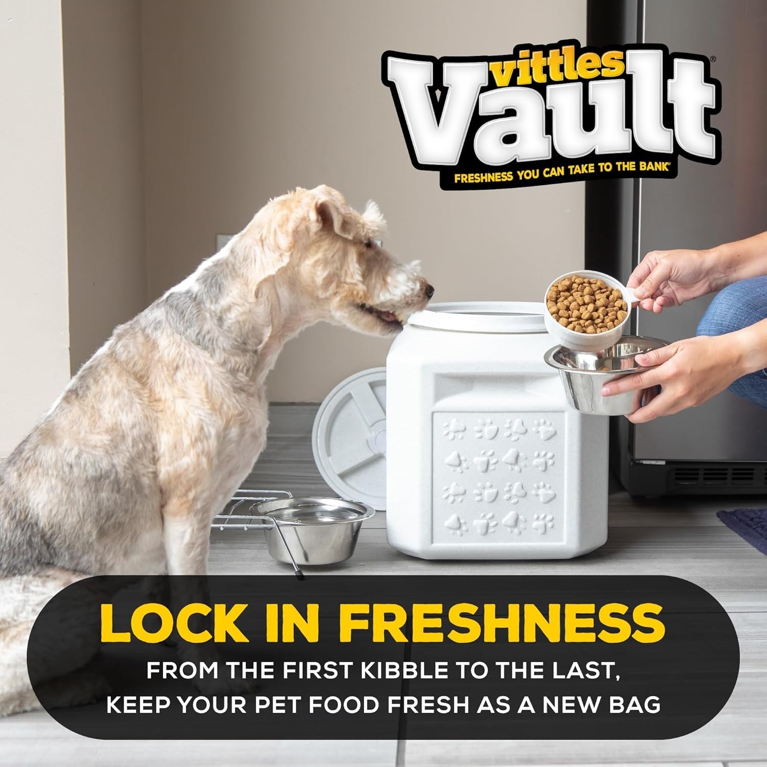 gamma2-vittles-vault-pet-food-storage-containers-sealed-dog-and-cat-food-storage-container-fits-up-to-25lbs-made-in-the-usa-12l-x-13-75h-made-in-usa-12-inch-long-by-13-75-inch-tall-airtight-lid-keeps-kibble-fresh-and-pests-out-a-durable-pantry-bin-design