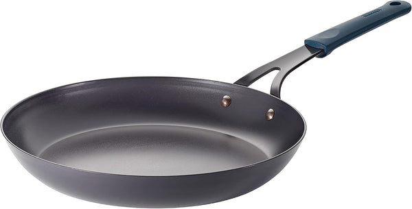 Carbon Steel 12-Inch Large Frying Pan with Silicone Grip | Naturally Non Stick Skillet, Oven Safe1