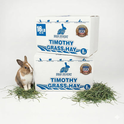 High Desert 2Nd Cutting Timothy Hay for Rabbits, Guinea Pigs, 4 Lb | Soft Leafy Texture with Balanced Fiber, Supports Healthy Digestion, Great for Chinchillas, Hand Packed in the USA, Low Dust12