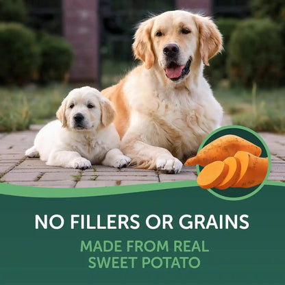 Healthfuls Sweet Potato Slices Healthy Dog Treats – Limited Ingredient, Grain Free, Made from Real Dried Sweet Potatoes, 16 Oz5