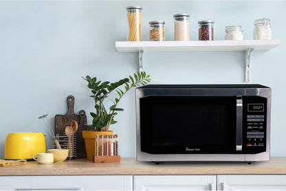1.6 Cu. Ft. Countertop Microwave with Stainless Door | Countertop Microwave Oven, Stainless Steel, 1100W, Child Safety Lock, Defrost, Memory Function, Timer6