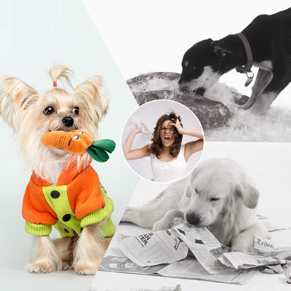 Nocciola Dog Squeaky Toys, Plush Small Dog Toys for Dogs, Stuffed with Squeakers,12 Pcs Puppy Toys with a Carrying Bag for Small Medium Size5