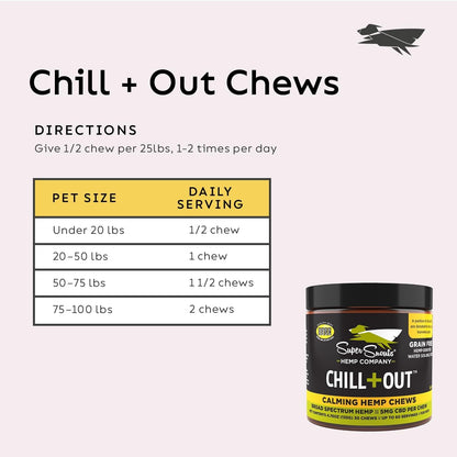 Chill + Out– 30 Soft Chews – Calming Chews for Dogs and Cats Help Maintain Your Pet’S Emotional Balance – Made in the USA6
