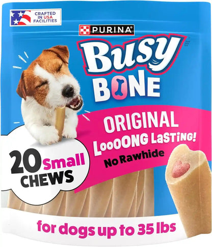 Purina Busy Made in USA Facilities Small Breed Dog Bones, Mini - 20 Ct. Pouch1