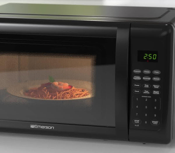 MW7302 Series Compact Countertop Microwave Oven, 0.7 Cu. Ft., 700 Watts, 10 Power Levels, 6 Auto Cook Menus, Time & Weight Defrost, Express Cooking, Black9