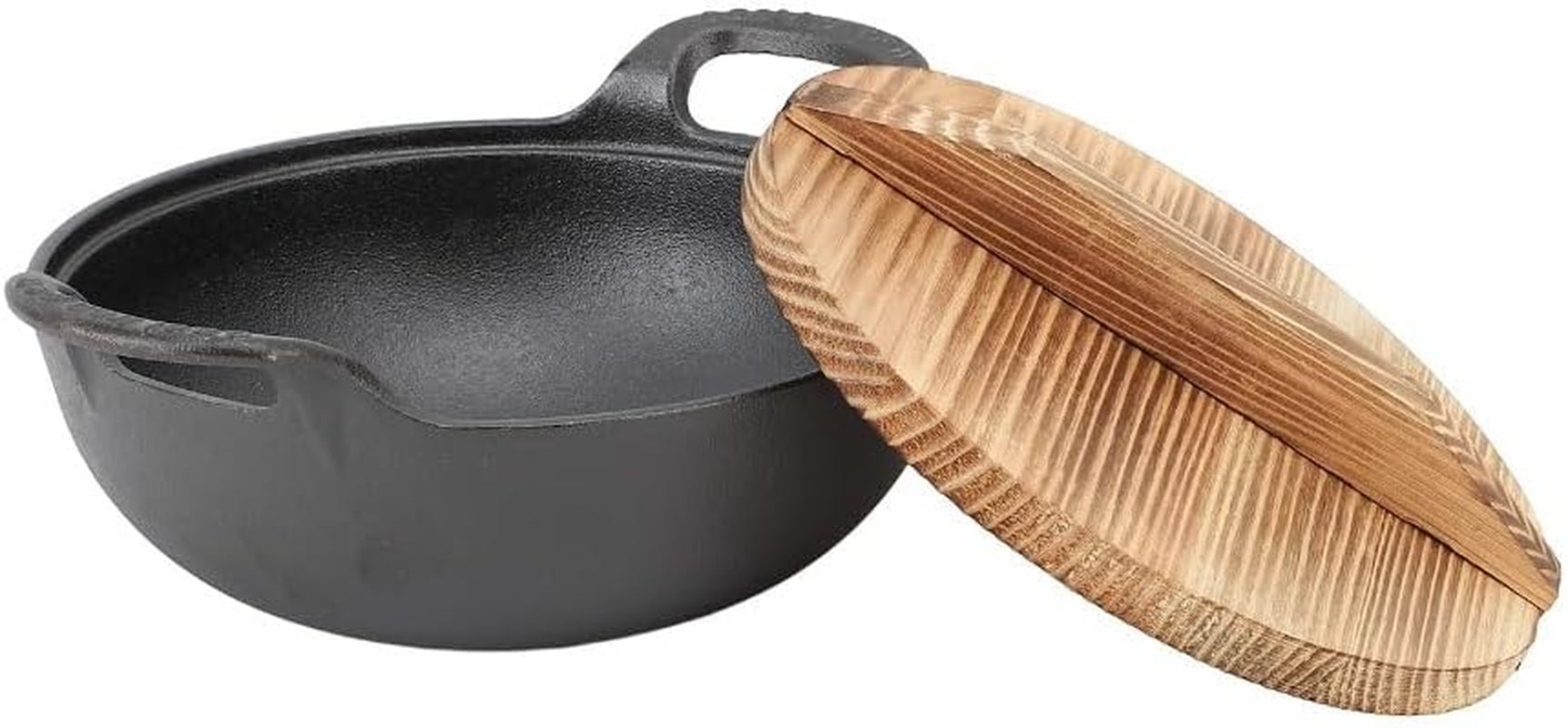 9-84-inch-cast-iron-wok-with-wooden-lid-large-capacity-heavy-duty-flat-base-stir-fry-pan-with-dual-handles-for-gas-induction-electric-ceramic-stoves-even-heat25cm