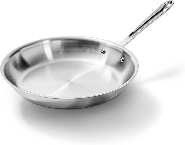 All-Clad D3 Stainless Steel 12" Fry Pan, Made in the USA | the Original Bonded Professional Cookware, Large Frying Pan, Induction Compatible, Oven Safe up to 600F1