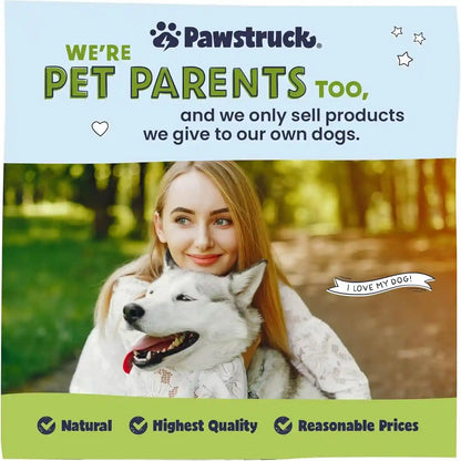 Pawstruck Natural Knee Cap Dog Bones - Treats for Aggressive Chewers, Low Fat & High Protein Chews, Beef Flavor, Long-Lasting Rawhide Alternatives - 10 Pack, Packaging May Vary5