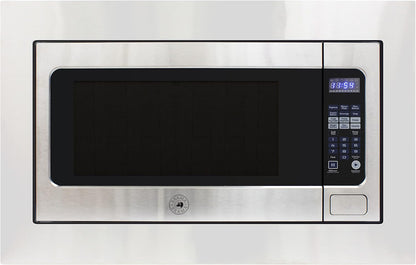 Microwave Oven Built-In 1200-Watts with 10 Power Levels Pre-Set Cooking Settings and Express Cook, Sensor and Speed Cooking and Silent Mode with Glass Turntable, 2.2 Cu.Ft., Metallic1
