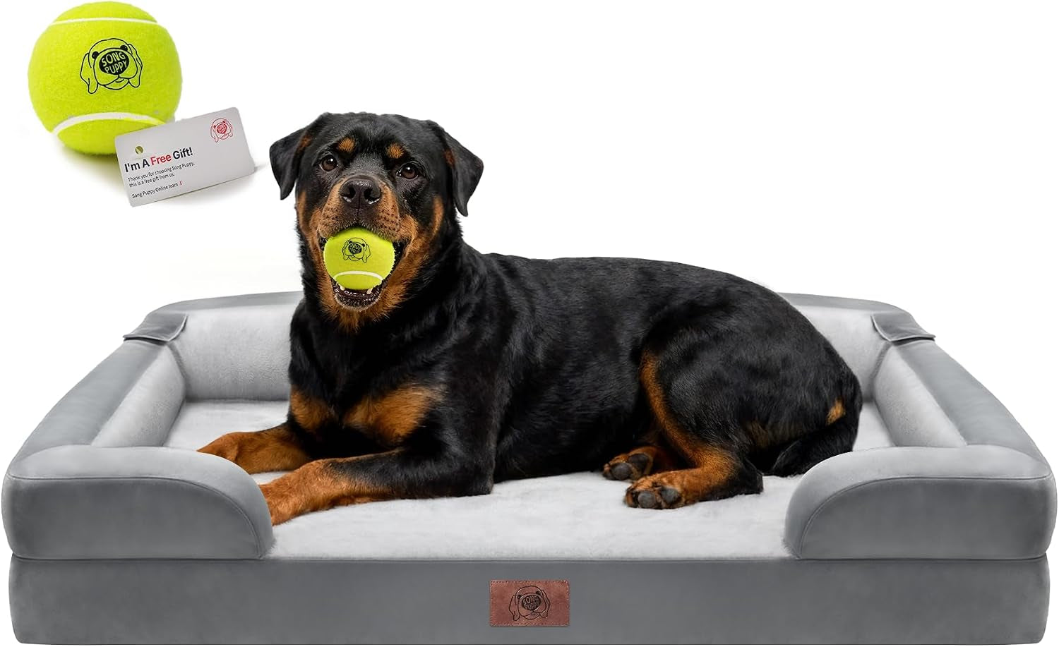 waterproof-orthopedic-dog-bed-for-extra-large-sized-dogs-memory-foam-pet-bed-sofa-with-bolster-dog-couch-with-washable-cover-non-slip-bottom-42x30-inch-grey