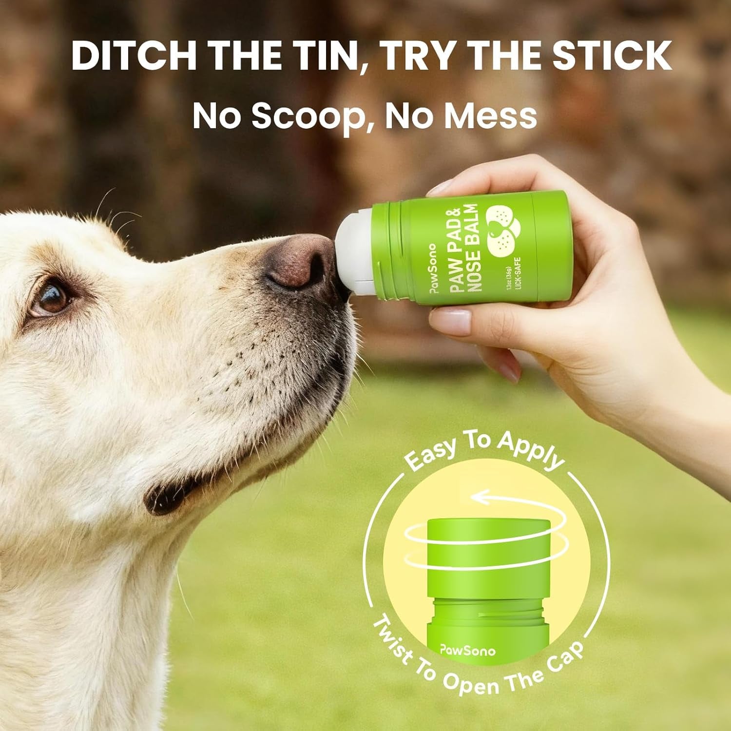 pawsono-lick-safe-dog-paw-nose-balm-with-coconut-oil-all-natural-moisturizer-soother-for-dry-cracked-pads-snout-heat-cold-pavement-protection-horse-hoof-care
