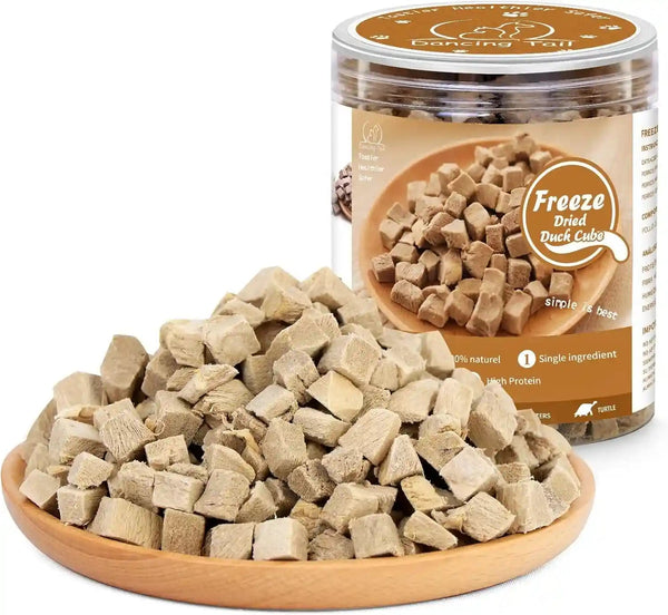 Dancing Tail Freeze Dried Raw Cat and Dog Treats, Healthy Limited Ingredient Chicken Cube Weight Control Traing Treats for Small Dogs Cats 5 Ounce9