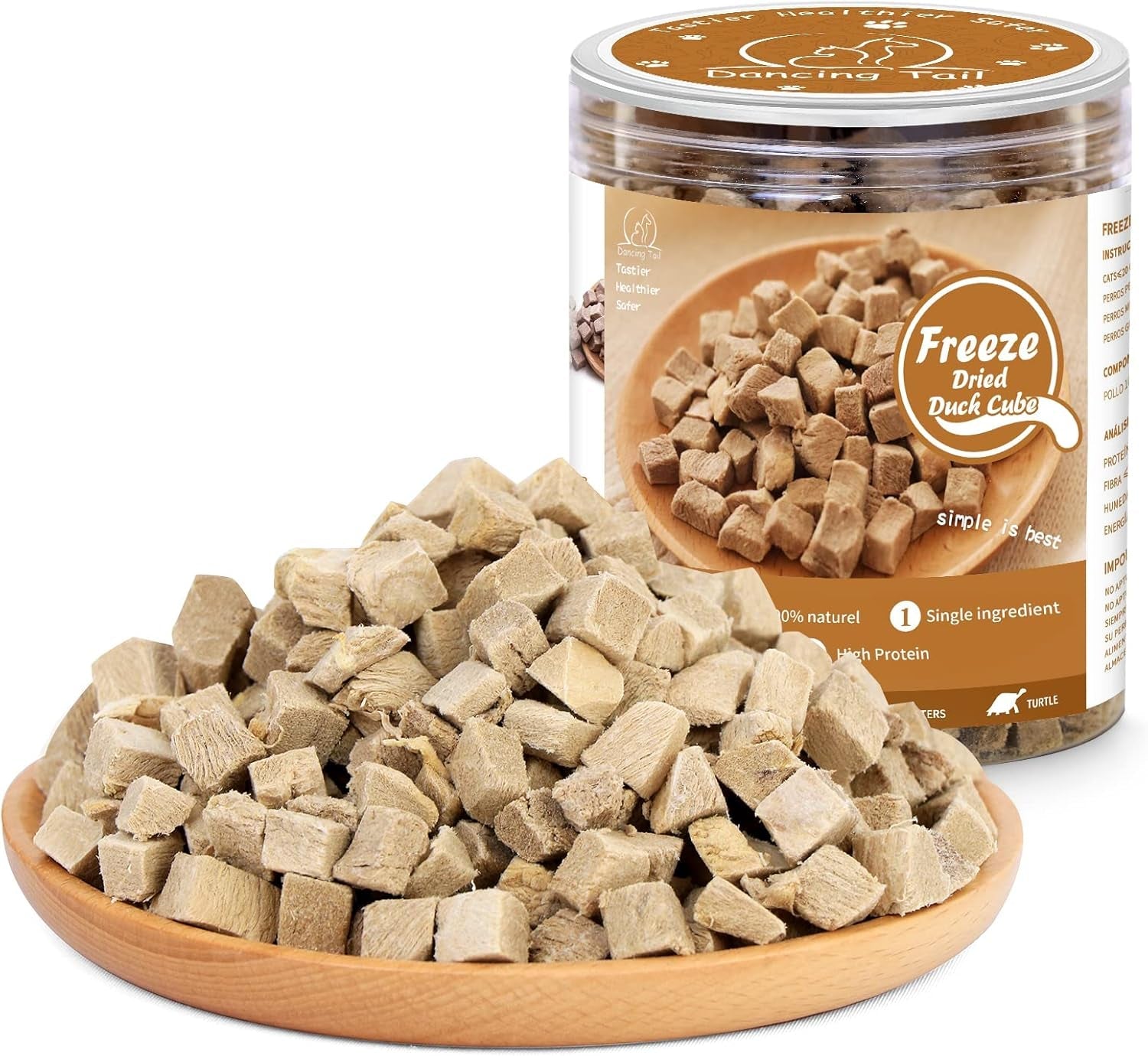 dancing-tail-freeze-dried-raw-cat-and-dog-treats-healthy-limited-ingredient-chicken-cube-weight-control-traing-treats-for-small-dogs-cats-chicken