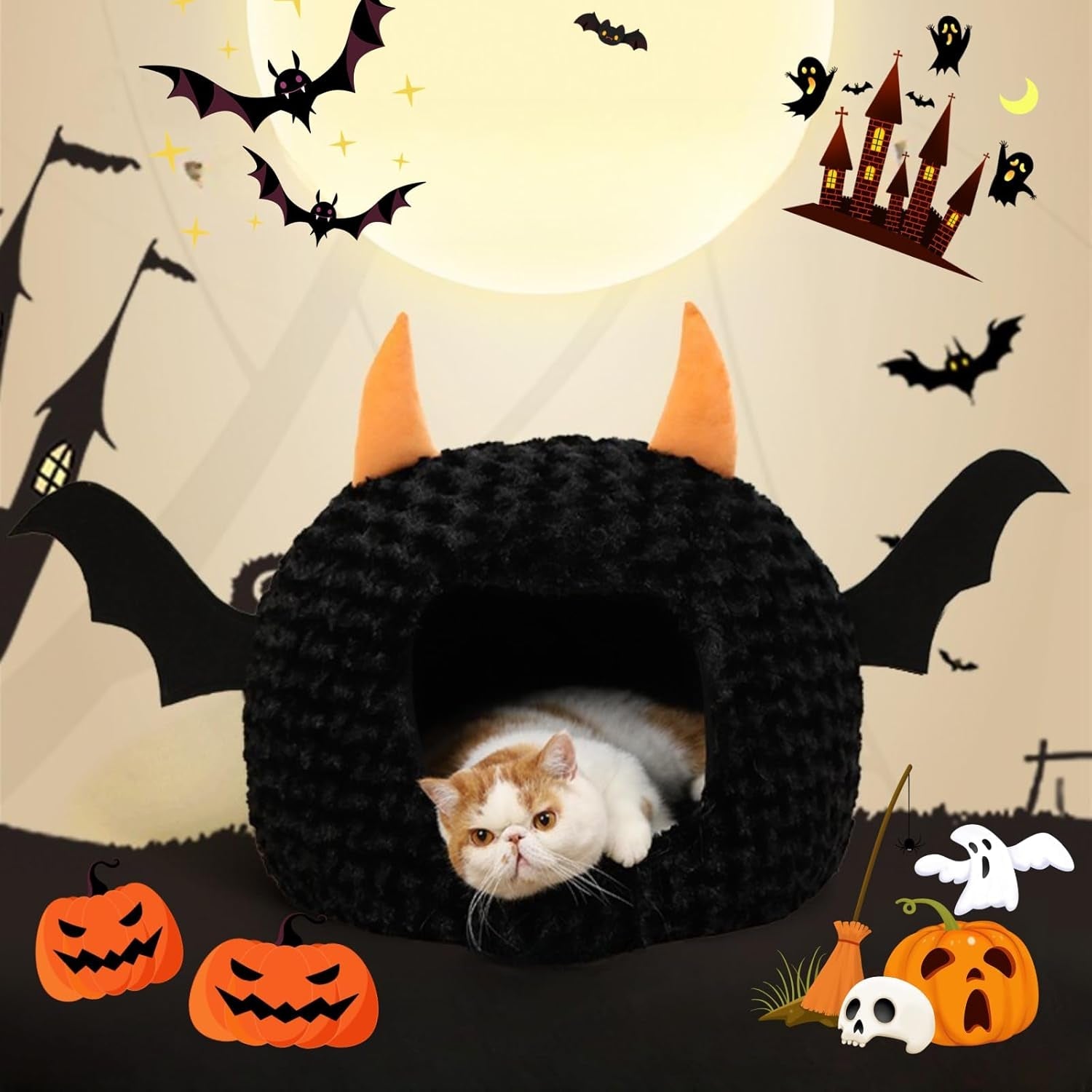 funny-cat-bed-halloween-large-cat-cave-nest-warm-cute-kitten-bed-mattress-cartoon-ultra-soft-plush-removable-cushion