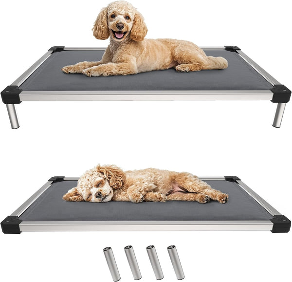 FXW Titannest Padded Chew-Proof Elevated Dog Bed for Large Dogs | Easy to Clean, Pre-Assembly Raised Cot, Indoor/Outdoor/Camping, 47 X 29 X 7.3In10
