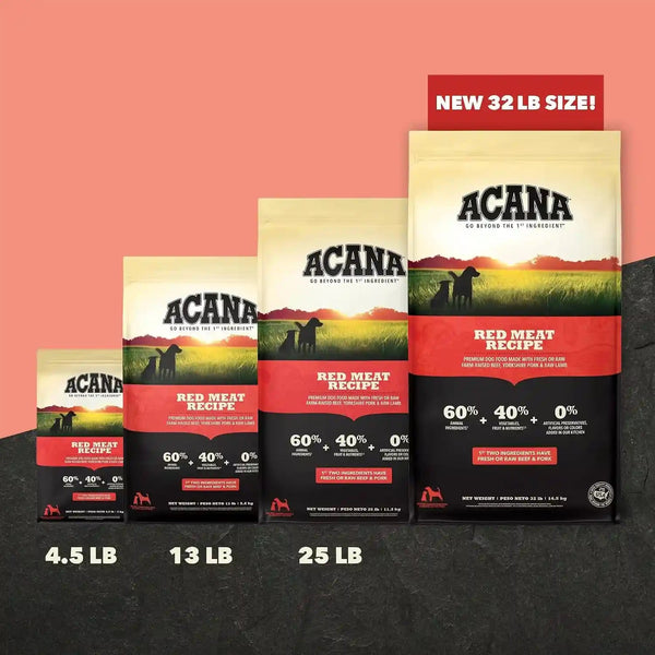 ACANA Grain Free Dry Dog Food Red Meat Recipe 25Lb. Bag | Freeze Dried, Grain Free, High Protein, Made in the USA, Omega-3 Fatty Acids, Digestive Health, Global Quality Ingredients6