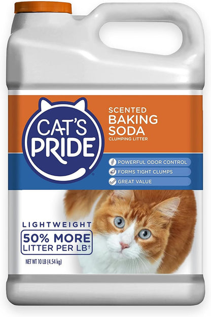 Cat'S Pride Lightweight Clumping Litter: Baking Soda - Powerful Odor Control - Scented, 10 Pounds1