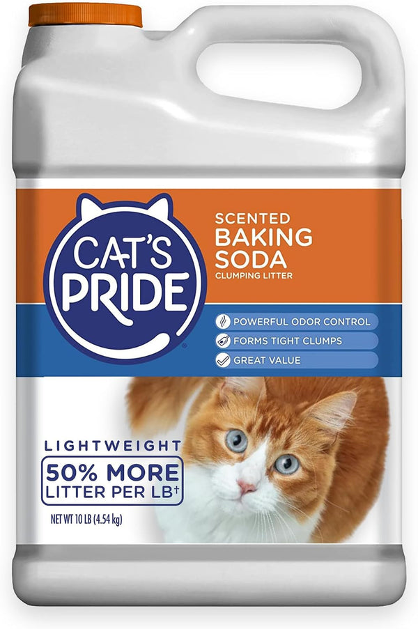 Cat'S Pride Lightweight Clumping Litter: Baking Soda - Powerful Odor Control - Scented, 10 Pounds1