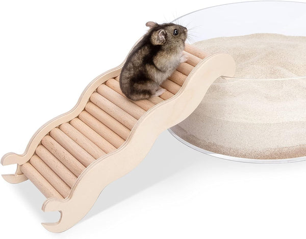 Niteangel Hamster Climbing Ladder Bridge: 8.26 X 3.7 X 1.1 Inch | Can Expand Habitat Span & Explore Unlimited New Fun - Multi Use Habitat Decor for Hamsters Gerbils Mice and Small Animals4