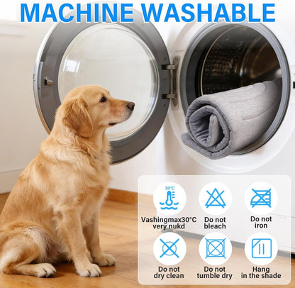 Dog Cooling Mat, 36"X23" Reversible Cooling Pad for Dogs Cats, Pressure Activated Pet Cooling Mat Indoor Outdoor, Scratch-Resistant & Machine Washable, Summer Dog Blanket, Grey6