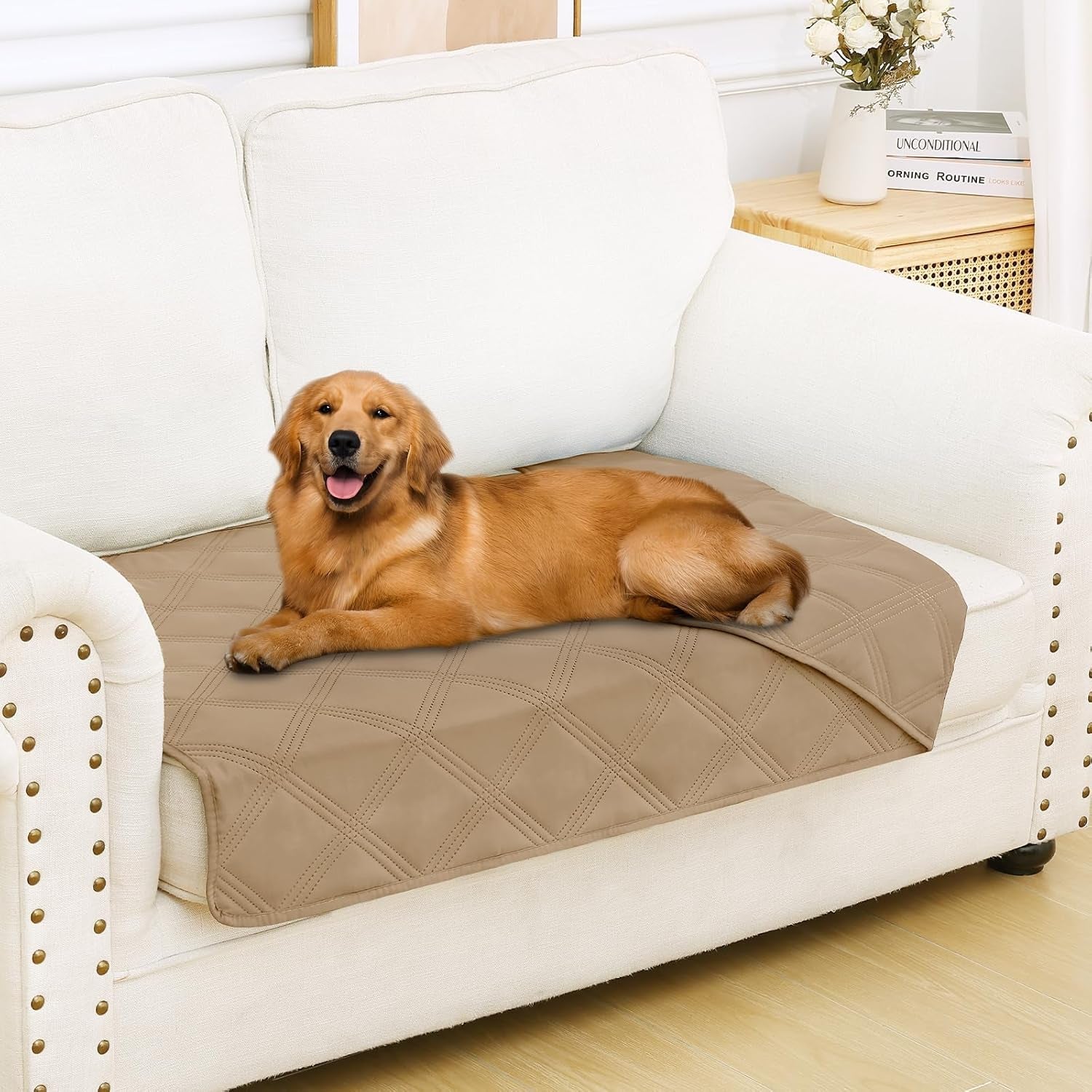 smiry-waterproof-dog-bed-cover-blanket-reversible-pet-blanket-soft-reversible-washable-leakproof-cats-dogs-couch-cover-for-sofa-couch-furniture-30x70-inch