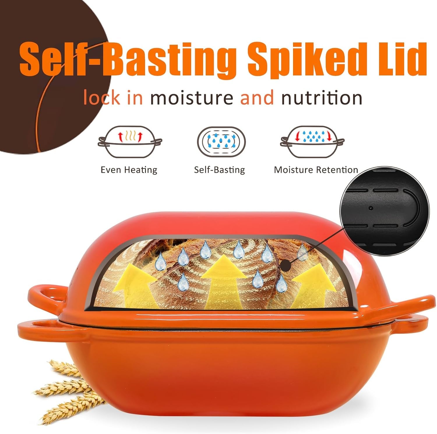 5-qt-enameled-cast-iron-sourdough-bread-oven-loaf-pan-with-lid-oval-dutch-oven-for-homemade-sourdough-bread-baking-oven-safe-up-to-500-f-meatloaf-pan-with-dome-lid-orange