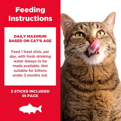 Country Kitchen Salmon & Trout Tender Meaty Sticks Cat Treats, High in Protein, Easy to Break and Chew, 0.88 Oz, 5 Count5