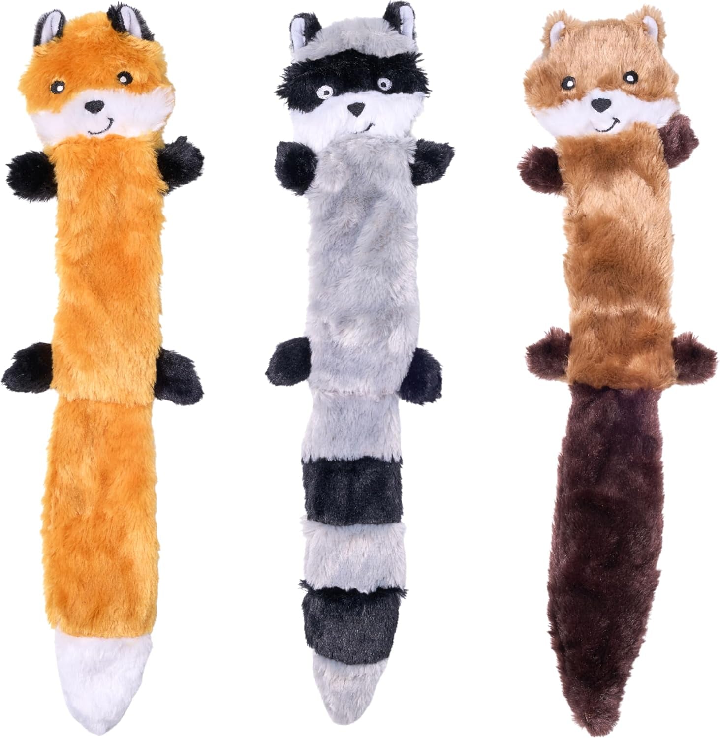 zippypaws-skinny-peltz-no-stuffing-dog-toy-pack-to-keep-them-busy-for-medium-and-large-dogs-squeaky-pet-toys-unstuffed-chew-toys-soft-plush-variety-pack-fox-raccoon-and-squirrel-18