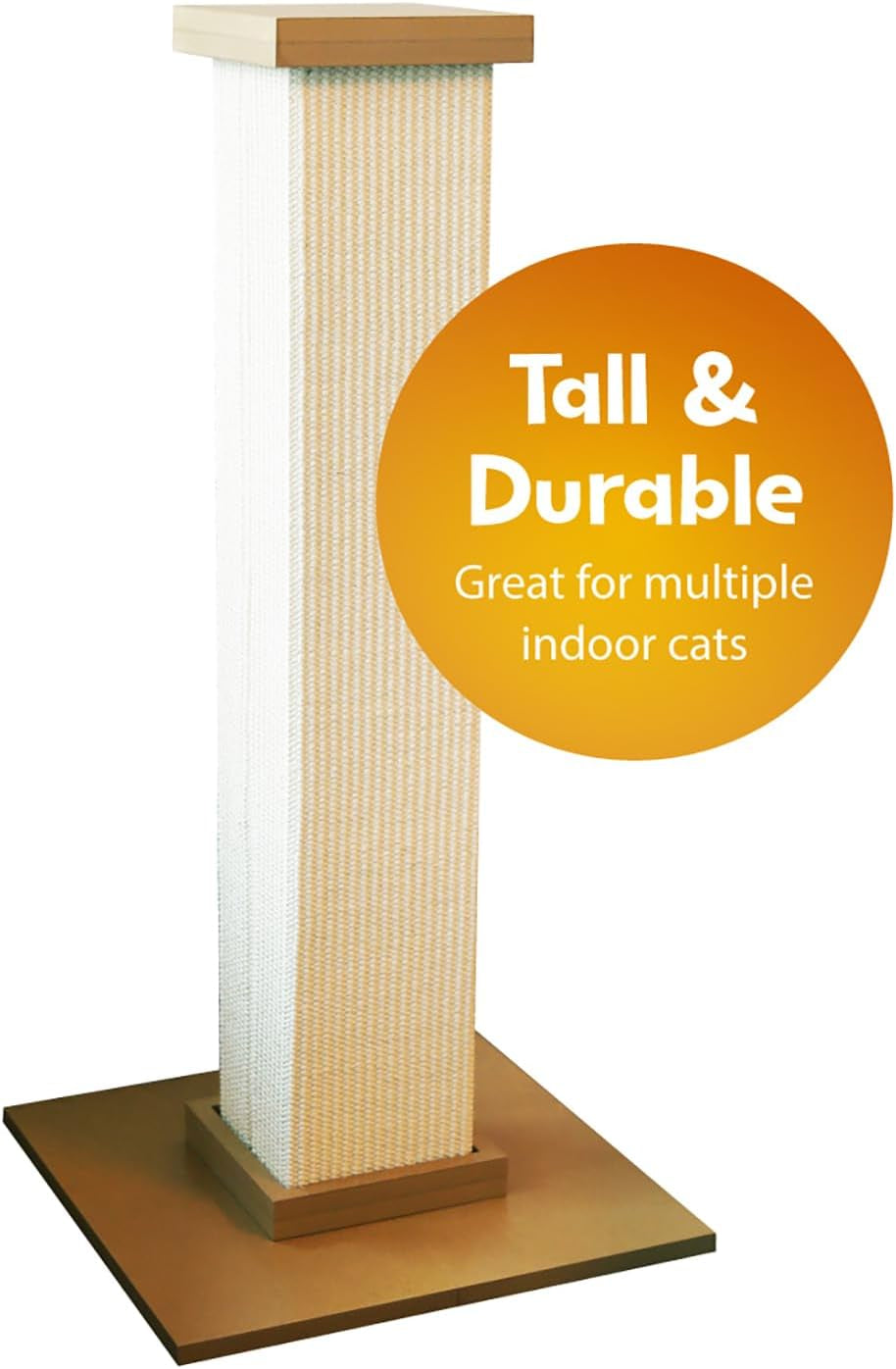 smartcat-pioneer-pet-ultimate-scratching-post-beige