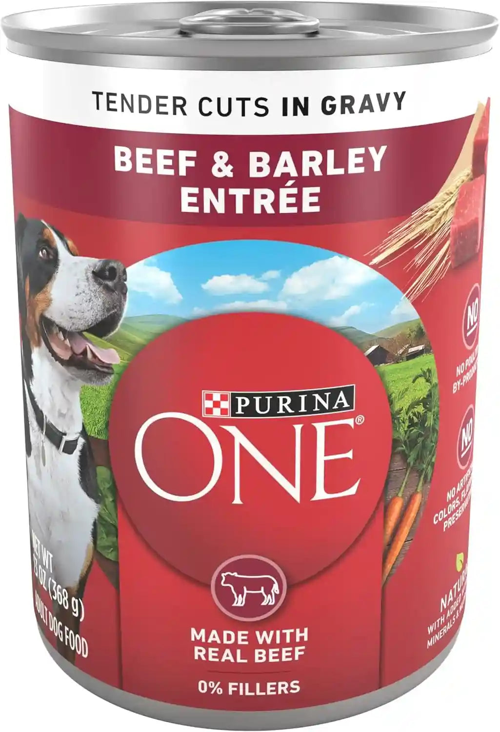 purina-one-natural-wet-dog-food-gravy-tender-cuts-in-gravy-beef-and-barley-entree-13-ounce-pack-of-12