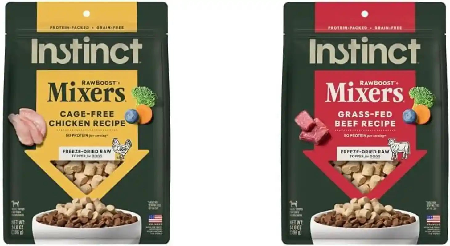 instinct-freeze-dried-mixers-dog-food-toppers-gut-health-5-5-oz-bag