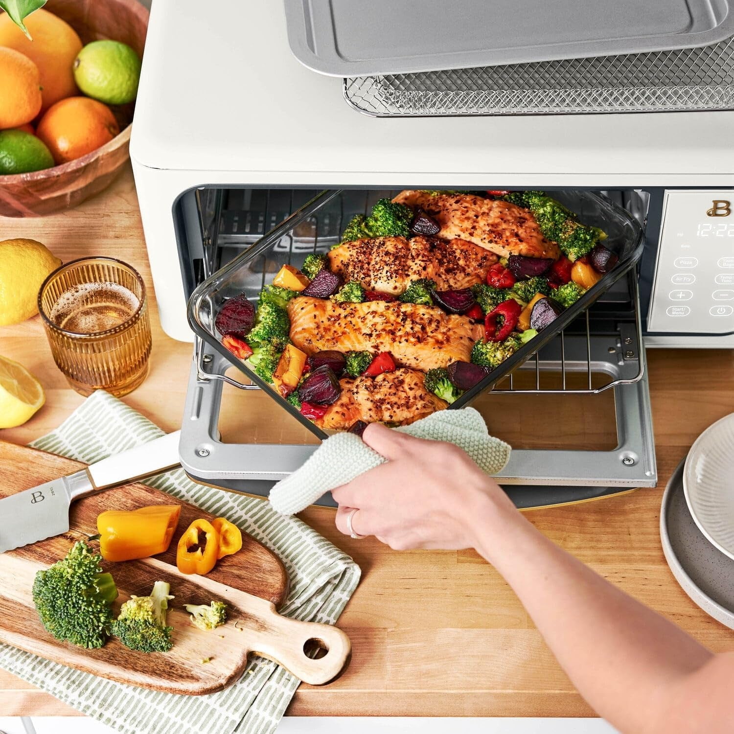 air-fryer-toaster-oven-combo-convection-countertop-oven-15l-infrared-dehydrator-9-slice-pizza-baker-slow-cooker