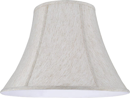 30026A Transitional Bell Shape Spider Construction Lamp Shade in Flaxen, 9" Top X 18" Bottom X 13" Slant Height1